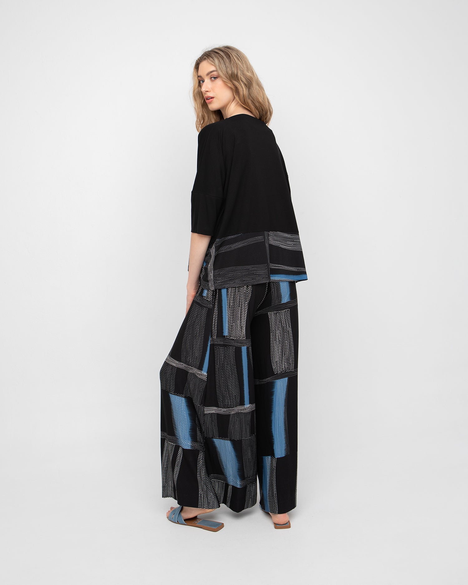 akkoさん専用　Dreamy×WABISABI long sleeve top Ozai N Ku Seaglass Boxy Top, Blue – Alembika U.S.