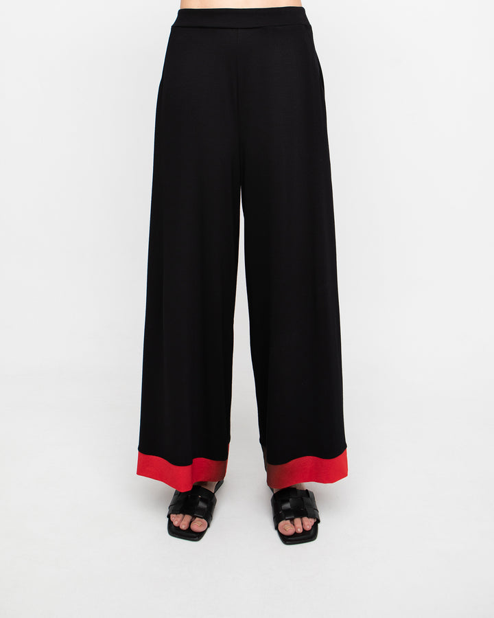 Ozai N Ku Valeria Palazzo Pants, Black