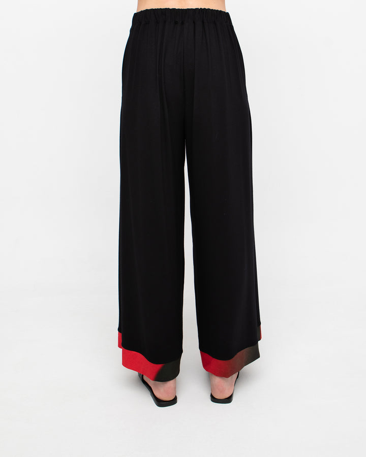 Ozai N Ku Valeria Palazzo Pants, Black