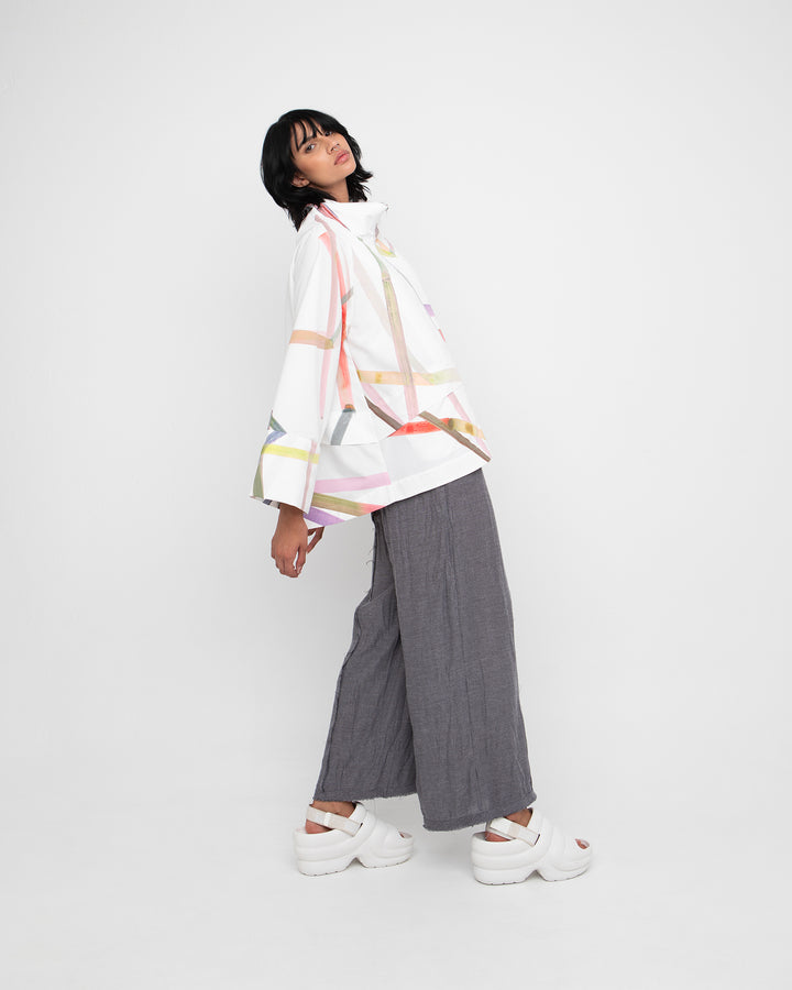 Ozai N Ku Hi-Note Jacket, Trip White