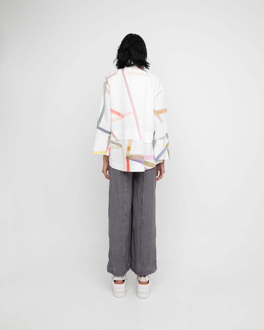 Ozai N Ku Hi-Note Jacket, Trip White