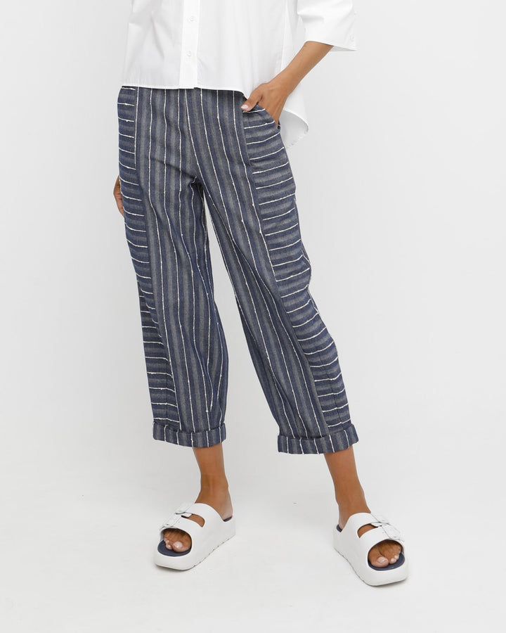 Ozai N Ku Byth Cuffed Trouser, Blue