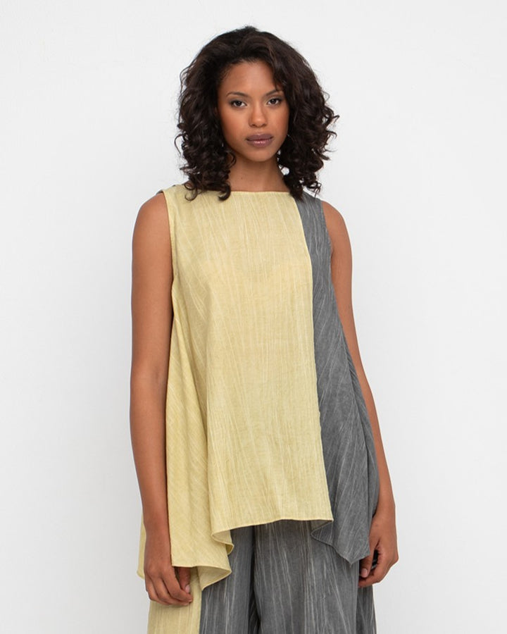 Ozai N Ku Laurel Reversible Tank, Butter/Slate