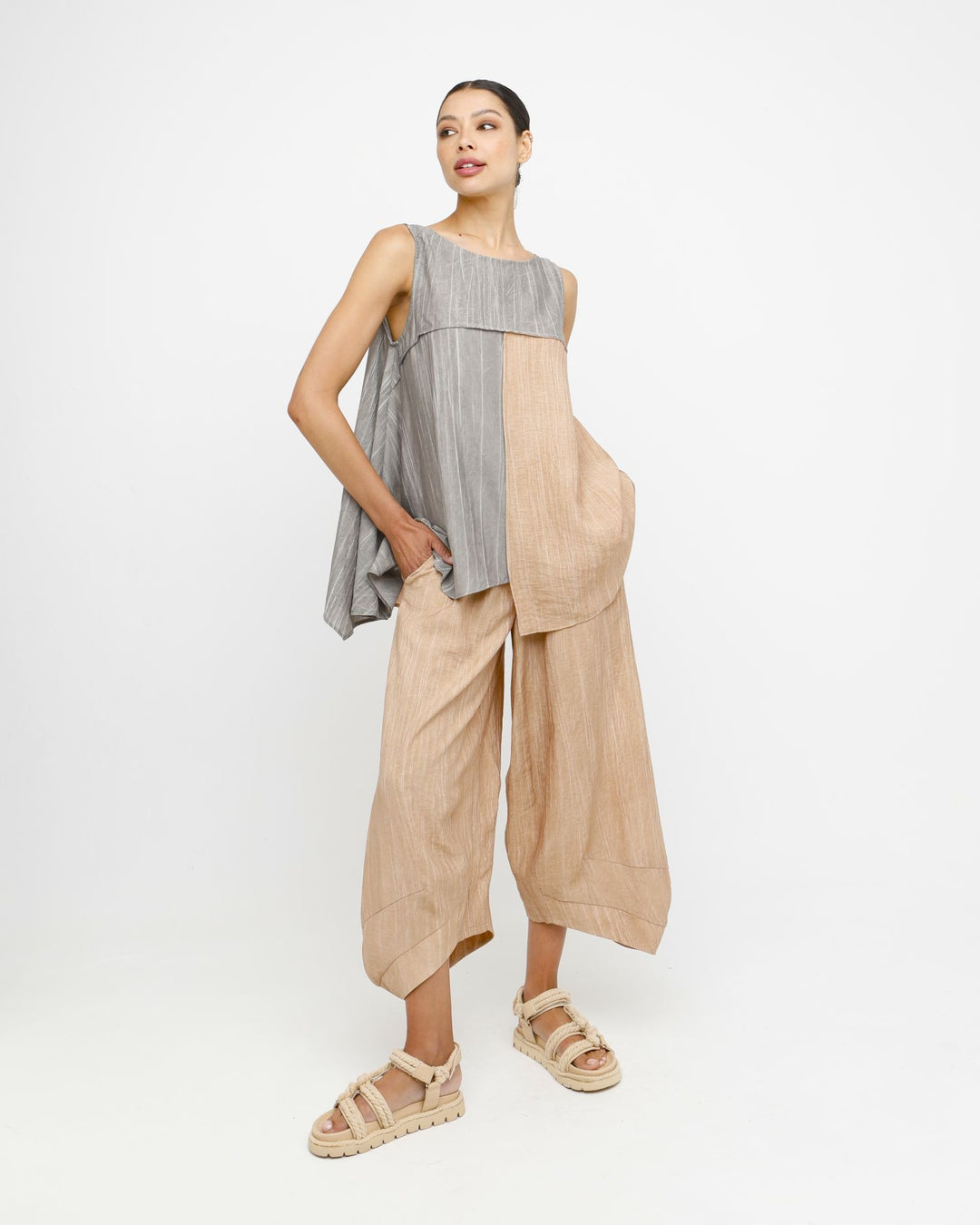 Ozai N Ku Satar Lantern Pant, Caramel