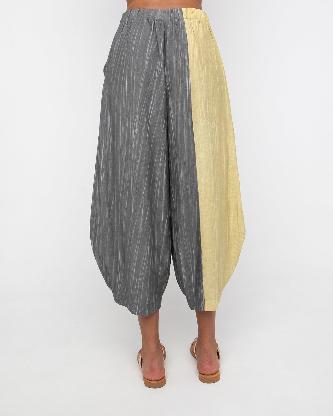 Ozai N Ku Lookout Lantern Pants, Slate/Butter