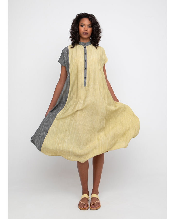 Ozai N Ku Easy Rider Dress, Butter/Slate
