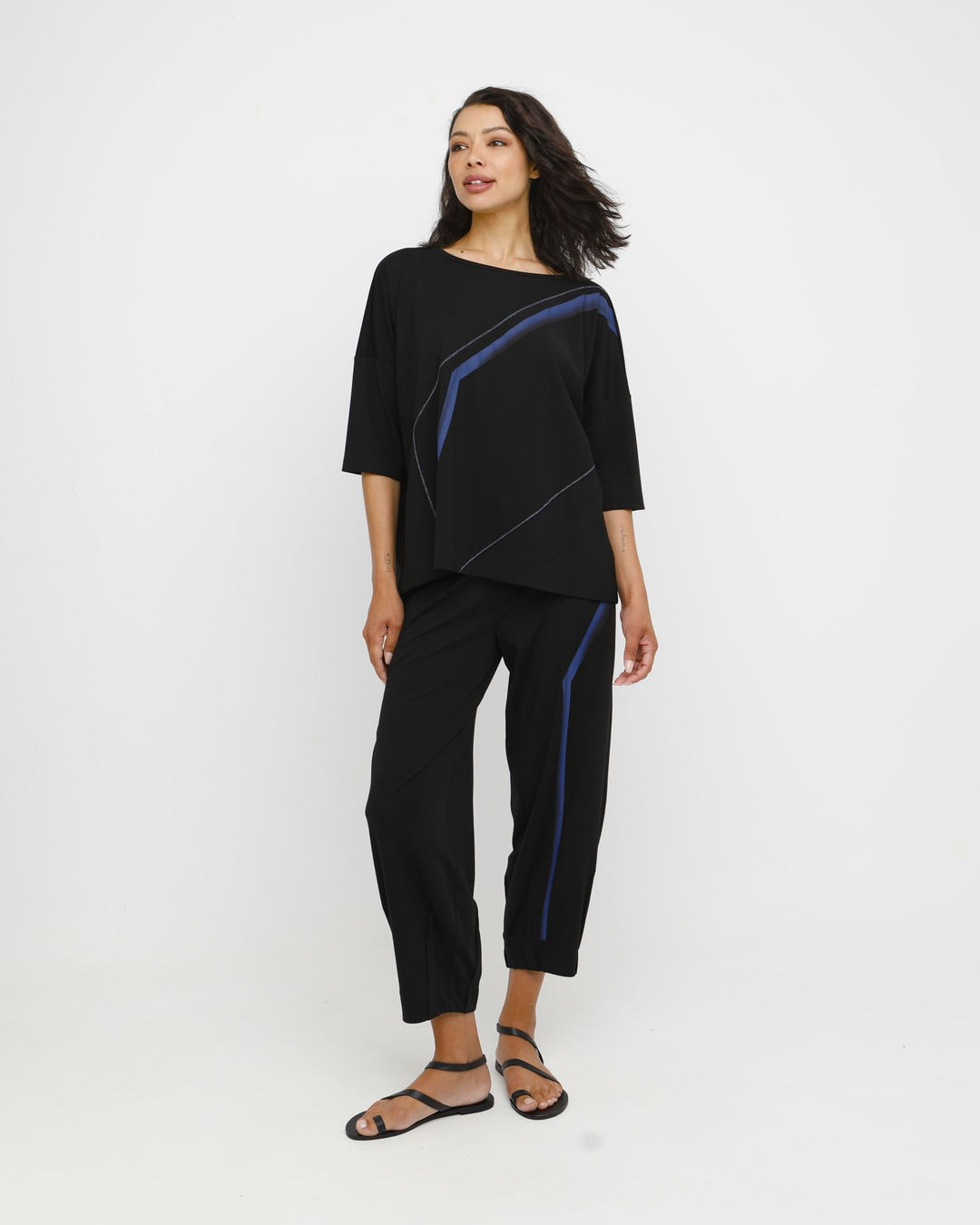 Ozai N Ku Icho Lantern Pants, Black