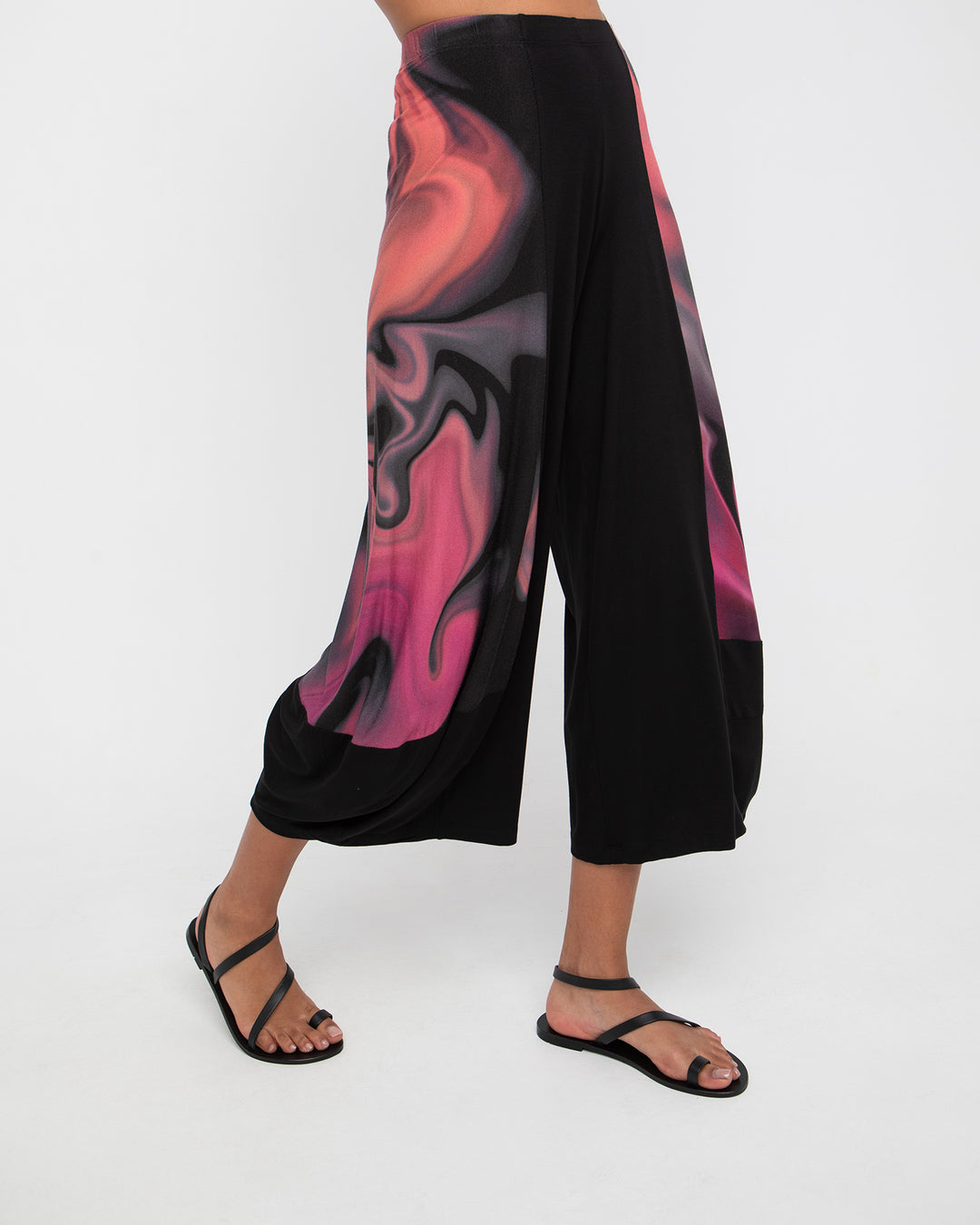 Ozai N Ku Fillmore Lantern Pants, Rose Swirl