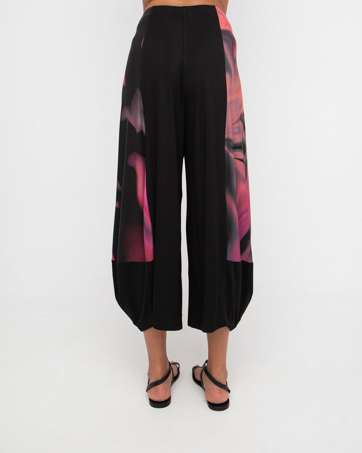 Ozai N Ku Fillmore Lantern Pants, Rose Swirl