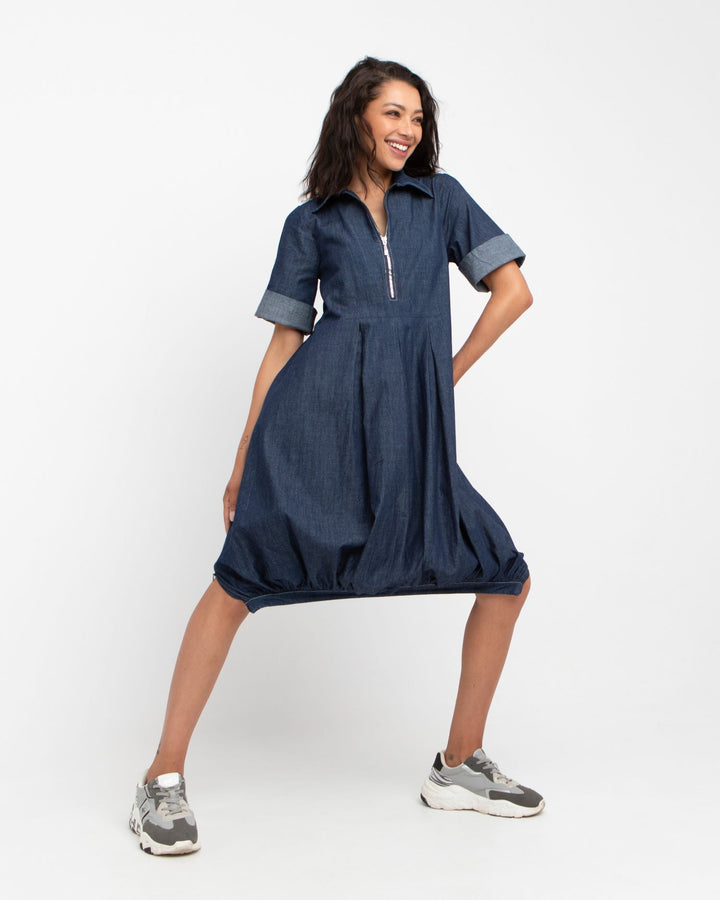 Ozai N Ku Kyan Dress, Denim