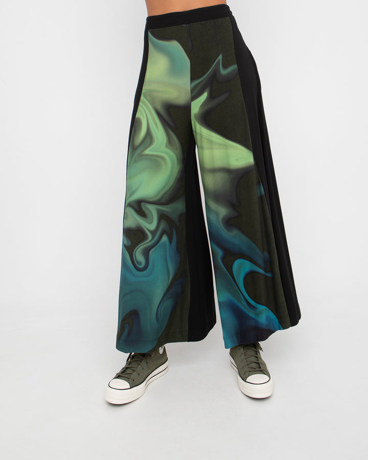 Ozai N Ku Ashbury Lounge Pants, Blue Swirl