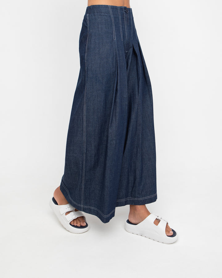 Ozai N Ku Nema Wide Trouser, Denim