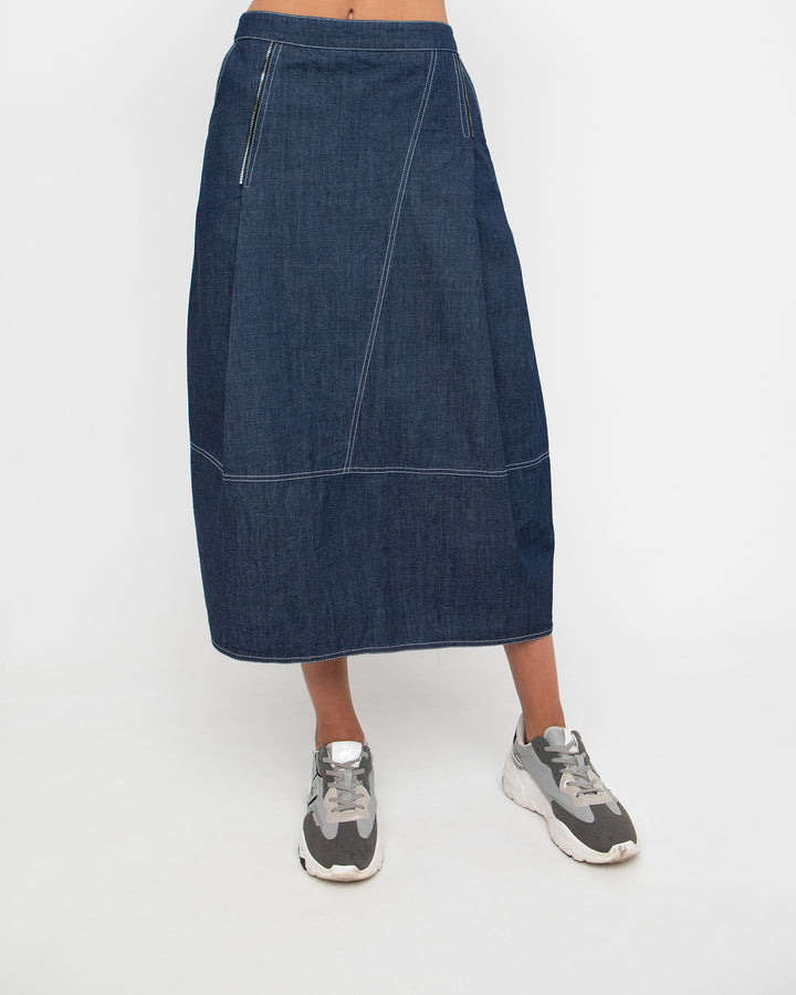 Ozai N Ku Demi Skirt, Denim