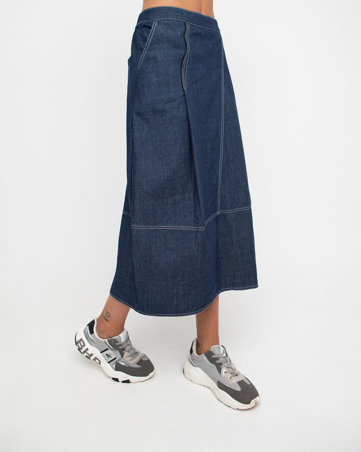 Ozai N Ku Demi Skirt, Denim