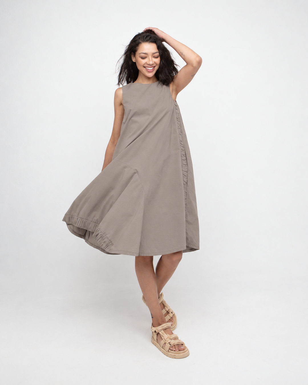Ozai N Ku Luma Dress, Olive