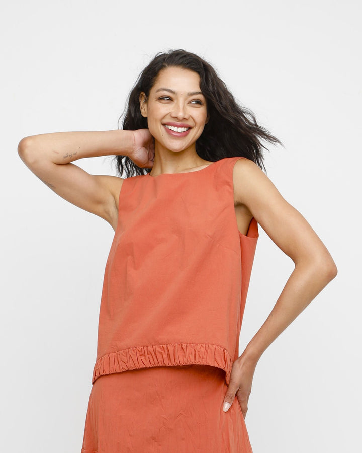 Ozai N Ku Zea Tank Top, Chili