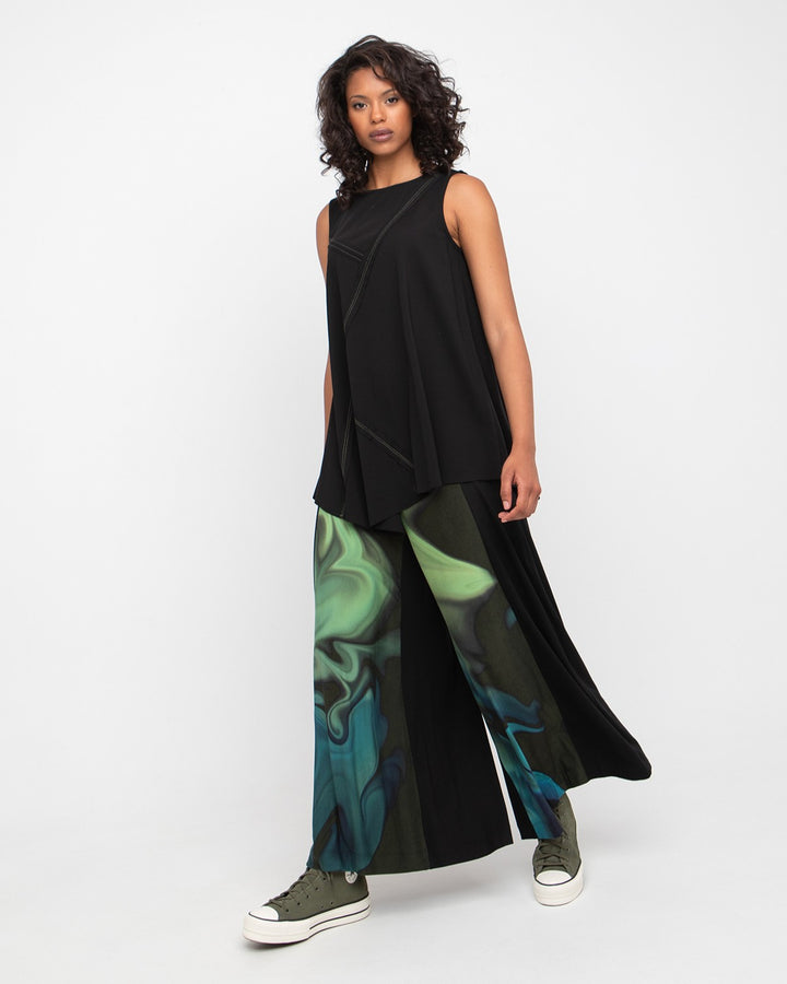 Ozai N Ku Ashbury Lounge Pants, Blue Swirl