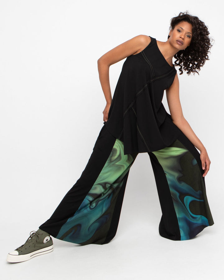 Ozai N Ku Ashbury Lounge Pants, Blue Swirl