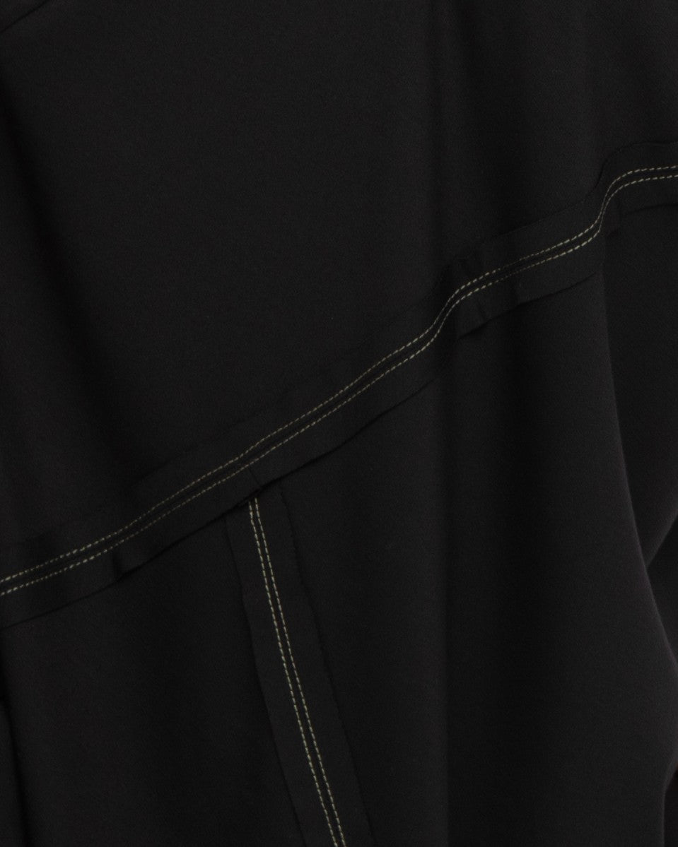 Ozai N Ku Ponte Stitch Point Tank, Black/Olive