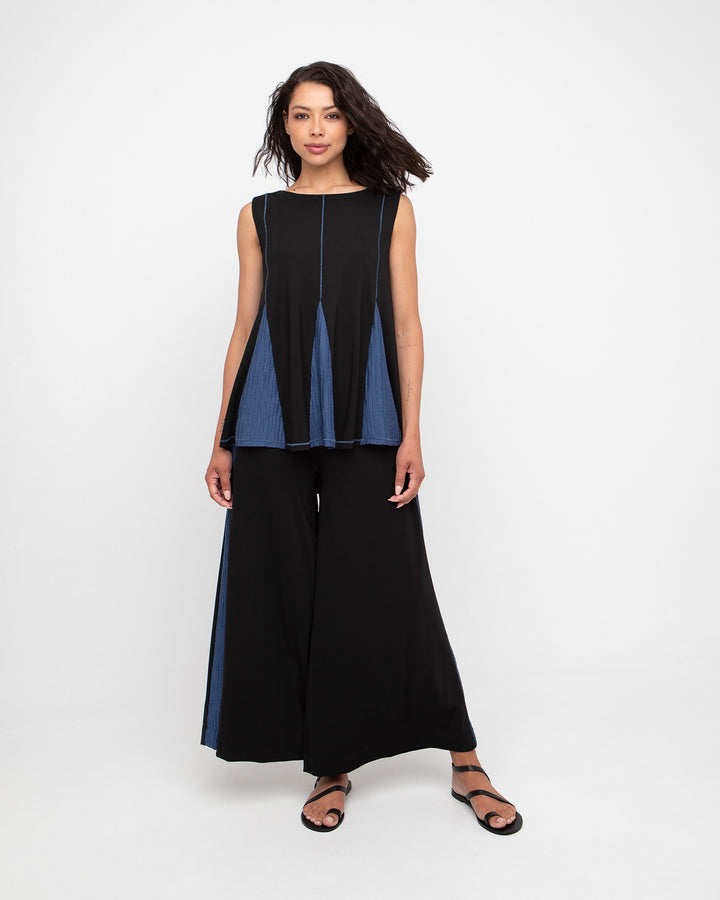 Ozai N Ku Styx Tank Top, Black/Blue