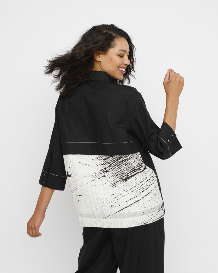 Ozai N Ku Ino Shirt, Black/Vanilla