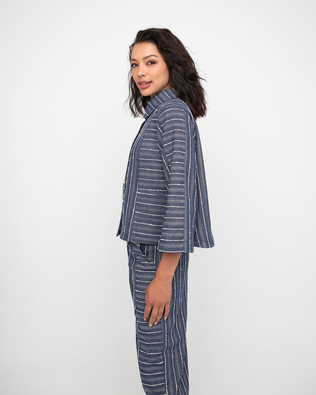 Ozai N Ku Kymo Shirt, Blue