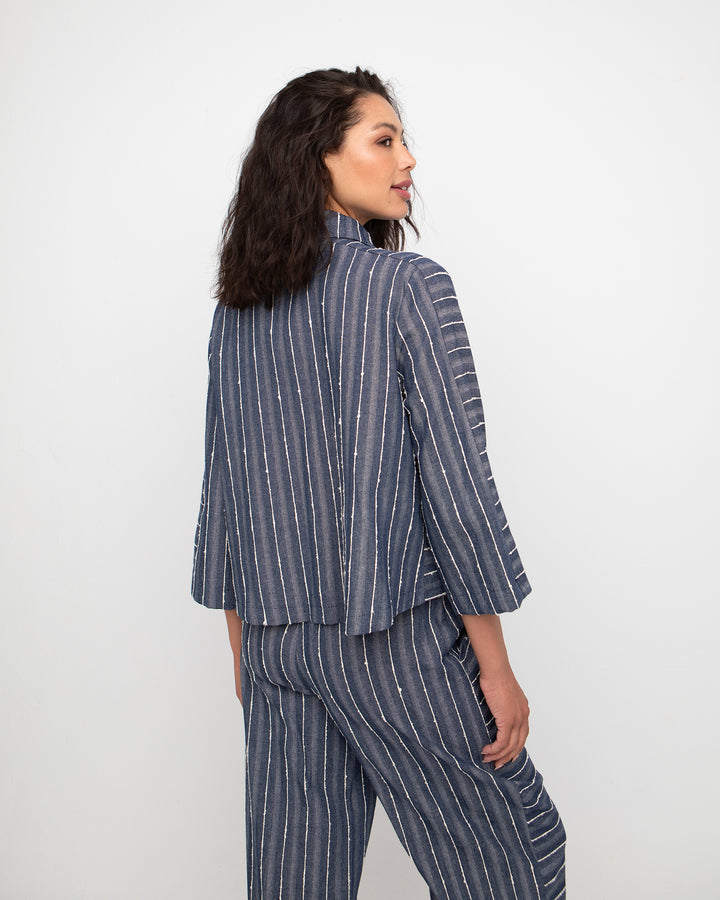 Ozai N Ku Kymo Shirt, Blue