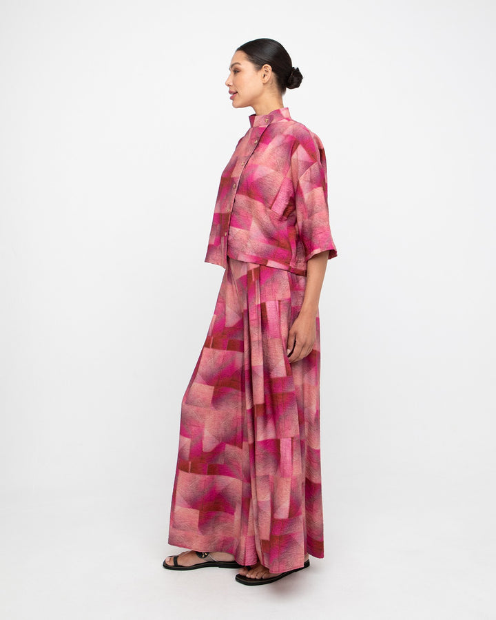 Ozai N Ku Aithe Shirt, Geo Pink
