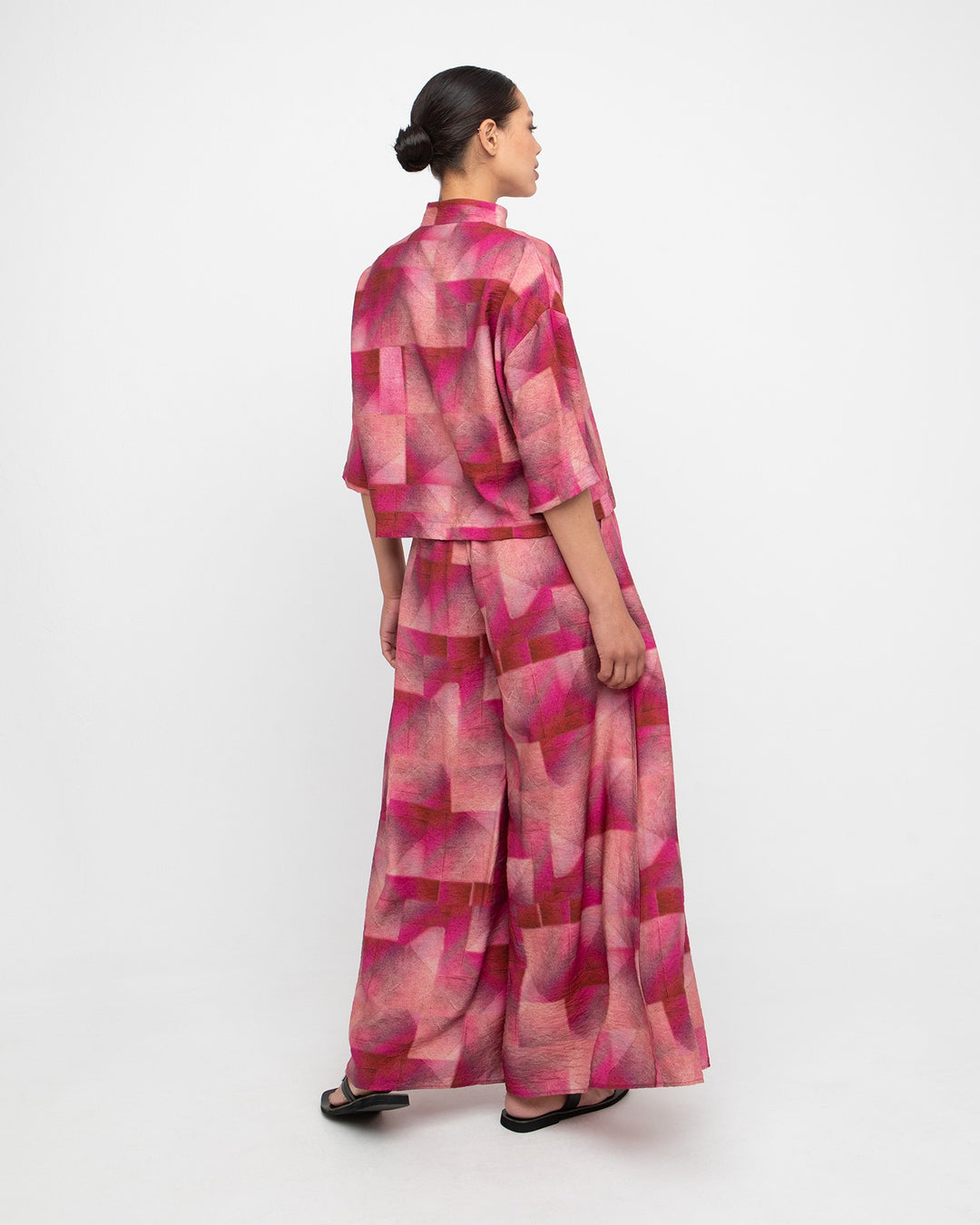 Ozai N Ku Aithe Shirt, Geo Pink