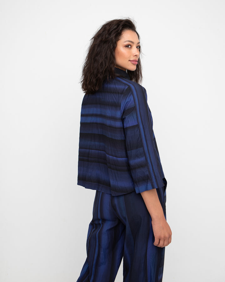 Ozai N Ku Ereb Shirt, Blue/Black