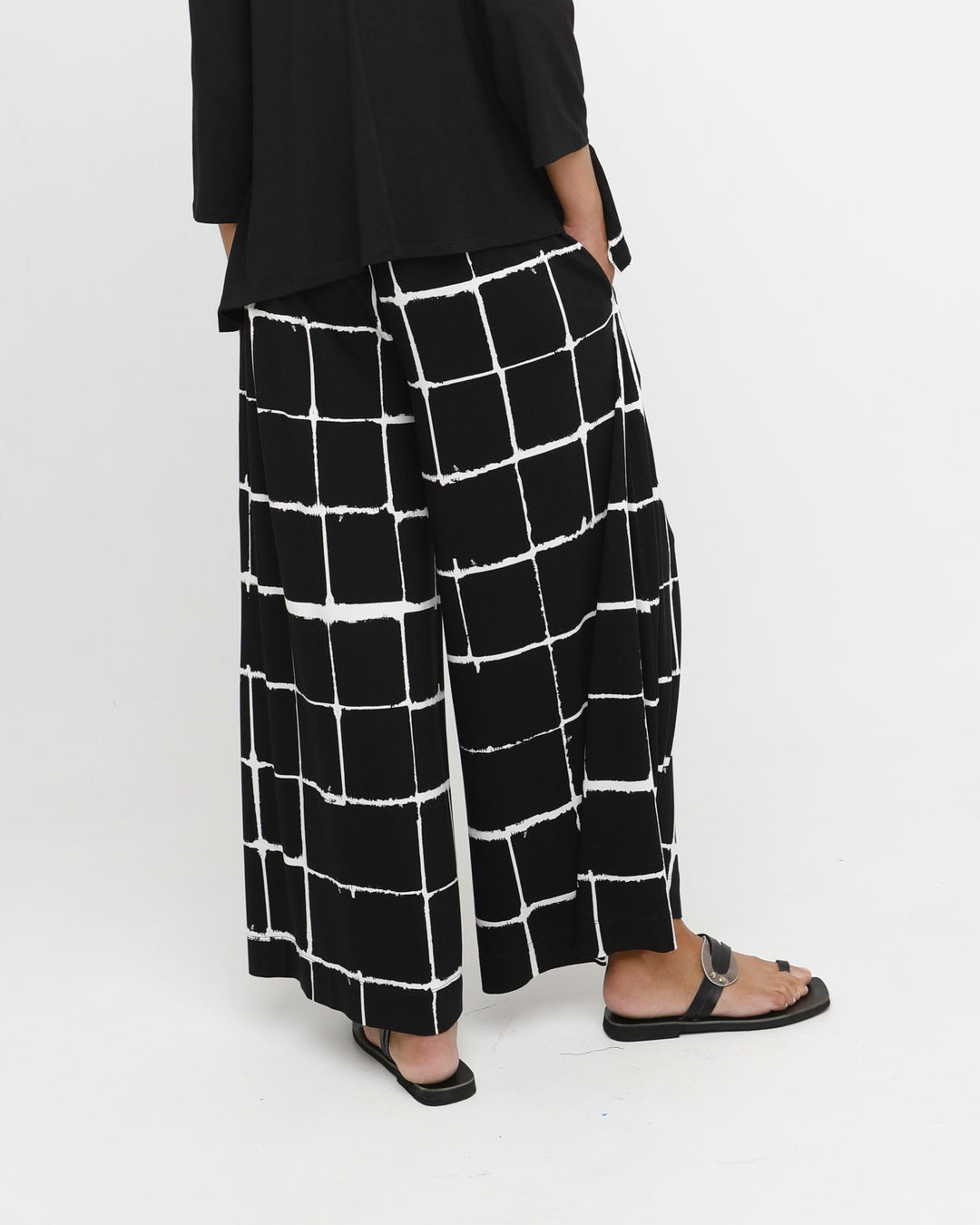 Ozai N Ku Nox Wide Leg Pants, Mono