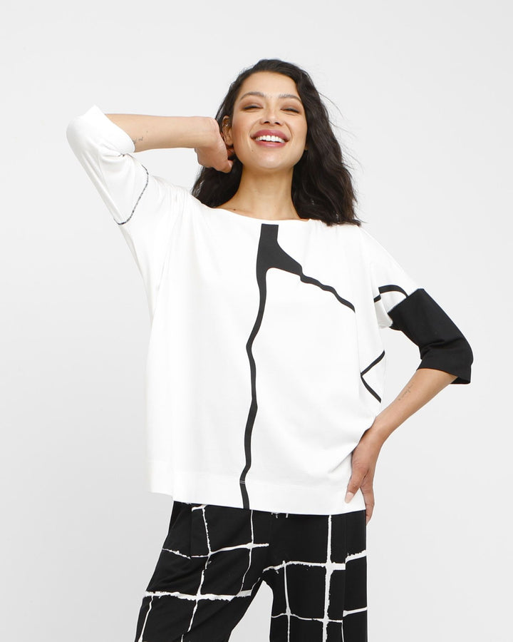 Ozai N Ku Ragis Tee, Off White