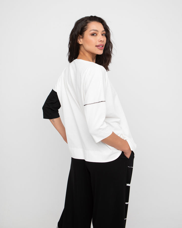 Ozai N Ku Ragis Tee, Off White