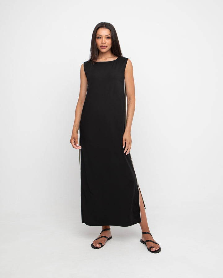 Ozai N Ku Elaio Dress, Black/Olive