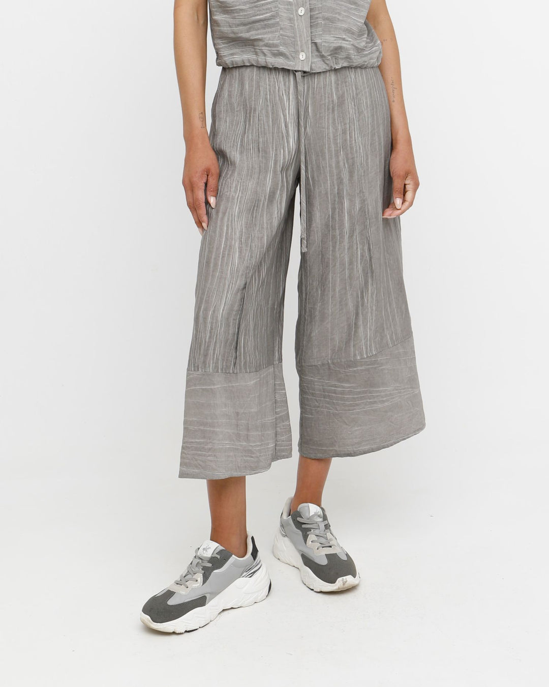 Ozai N Ku Mene Wide Crop Pant, Taupe