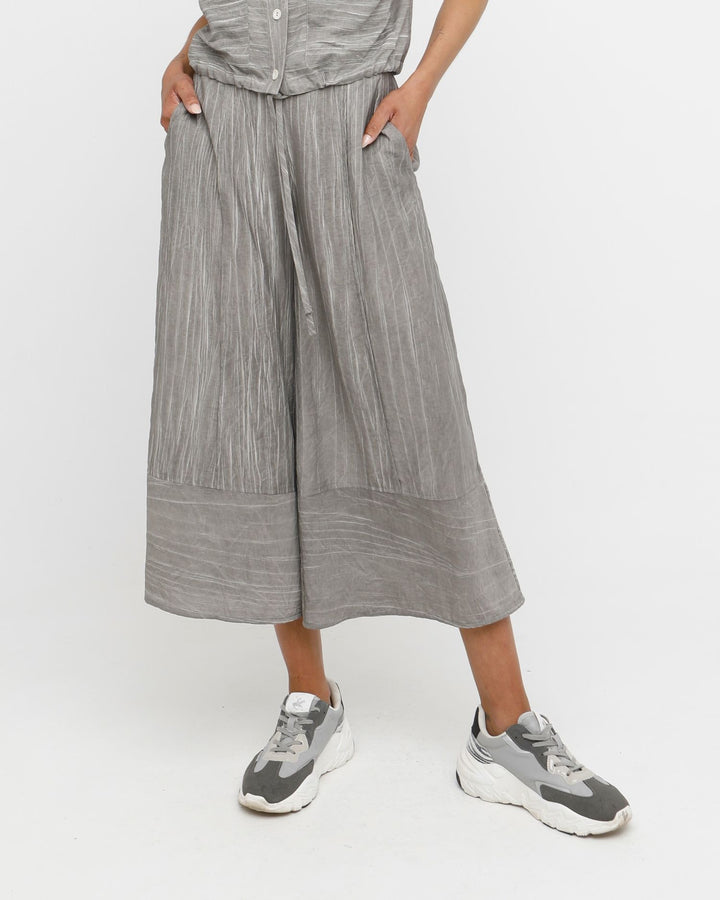 Ozai N Ku Mene Wide Crop Pant, Taupe