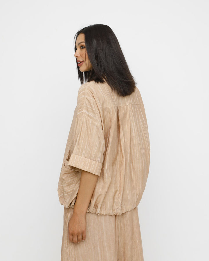 Ozai N Ku Theo Shirt, Caramel