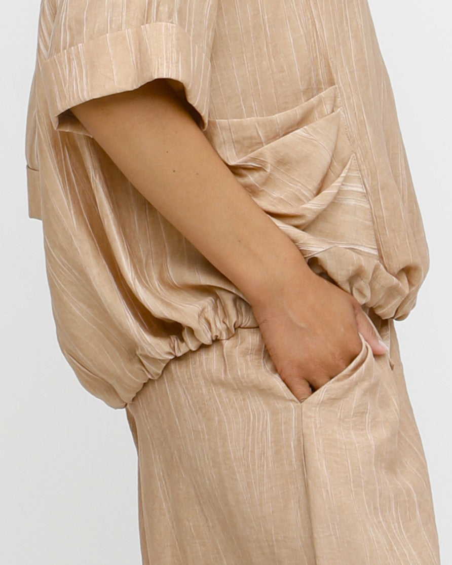 Ozai N Ku Satar Lantern Pant, Caramel