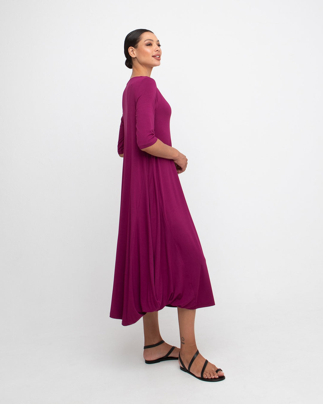 Ozai N Ku Oracle Convertible Dress, Mulberry