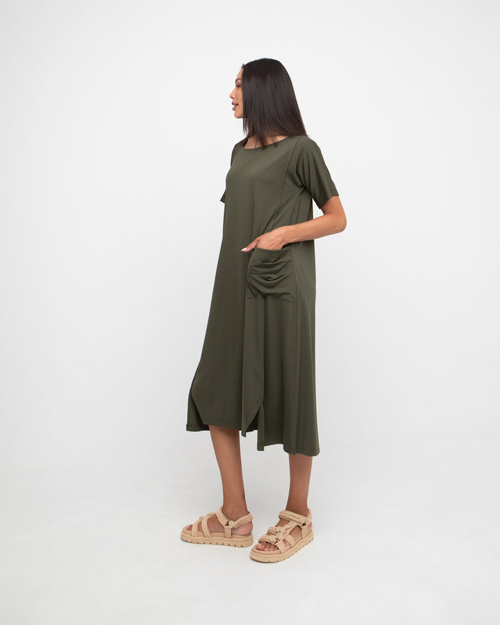 Ozai N Ku Eden Tee Dress, Olive
