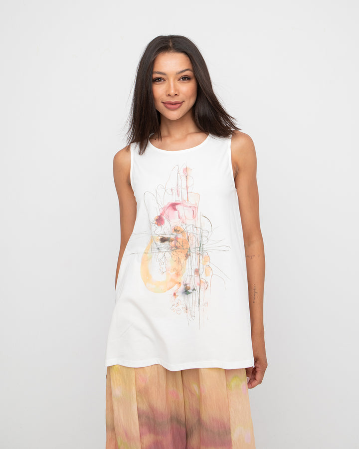 Ozai N Ku Hesper Tank, White