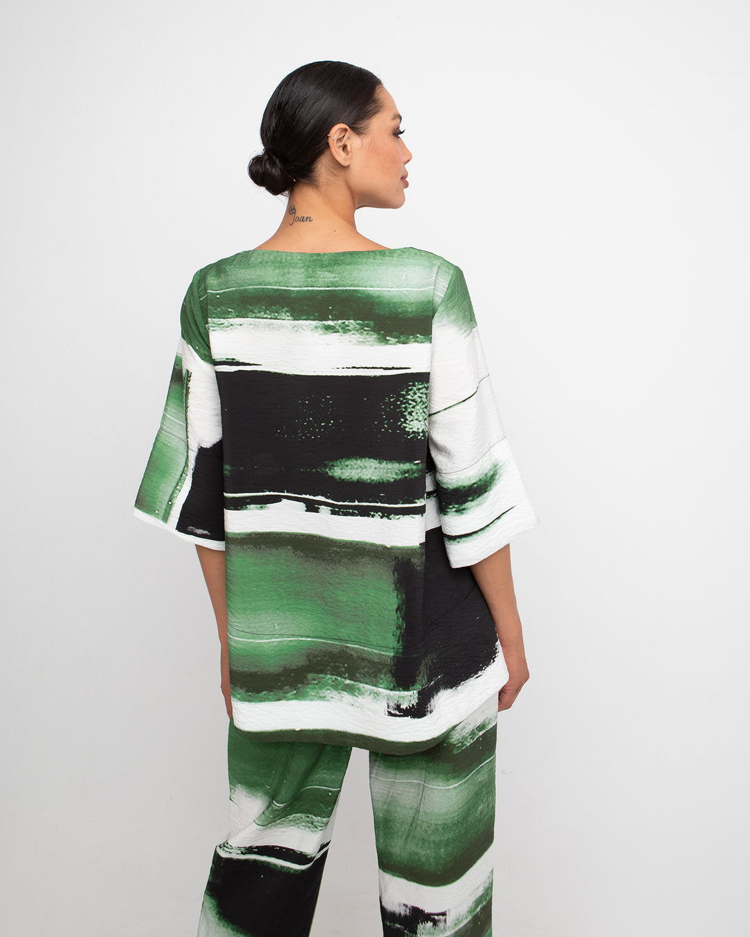 Ozai N Ku Hyle Top, Green Mix