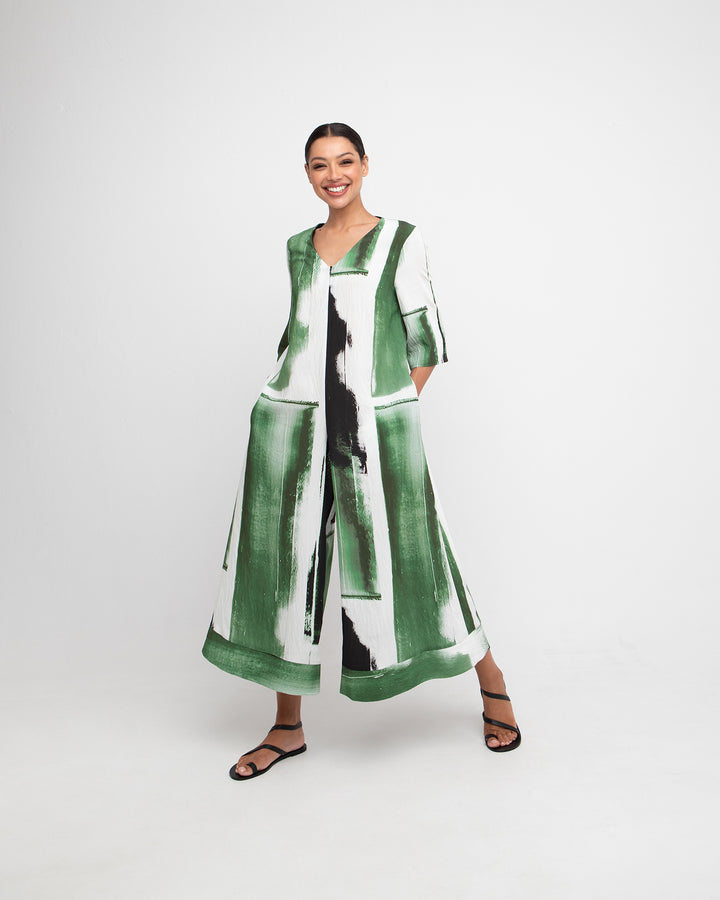 Ozai N Ku Sporo Jumpsuit, Green Mix