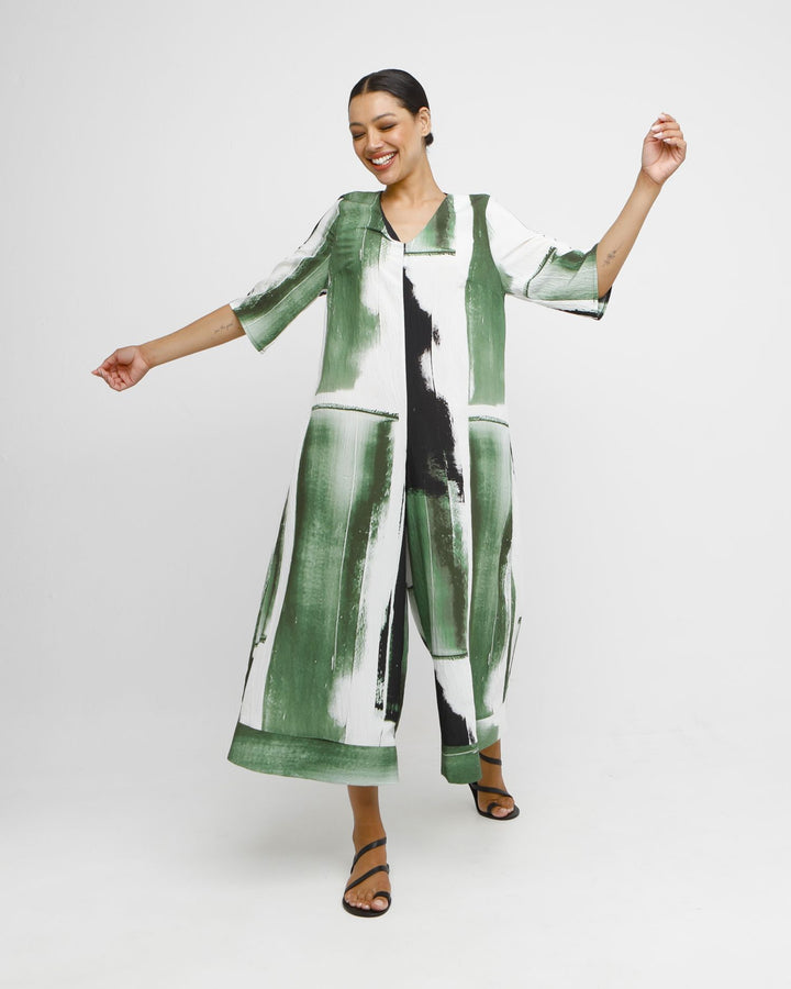 Ozai N Ku Sporo Jumpsuit, Green Mix