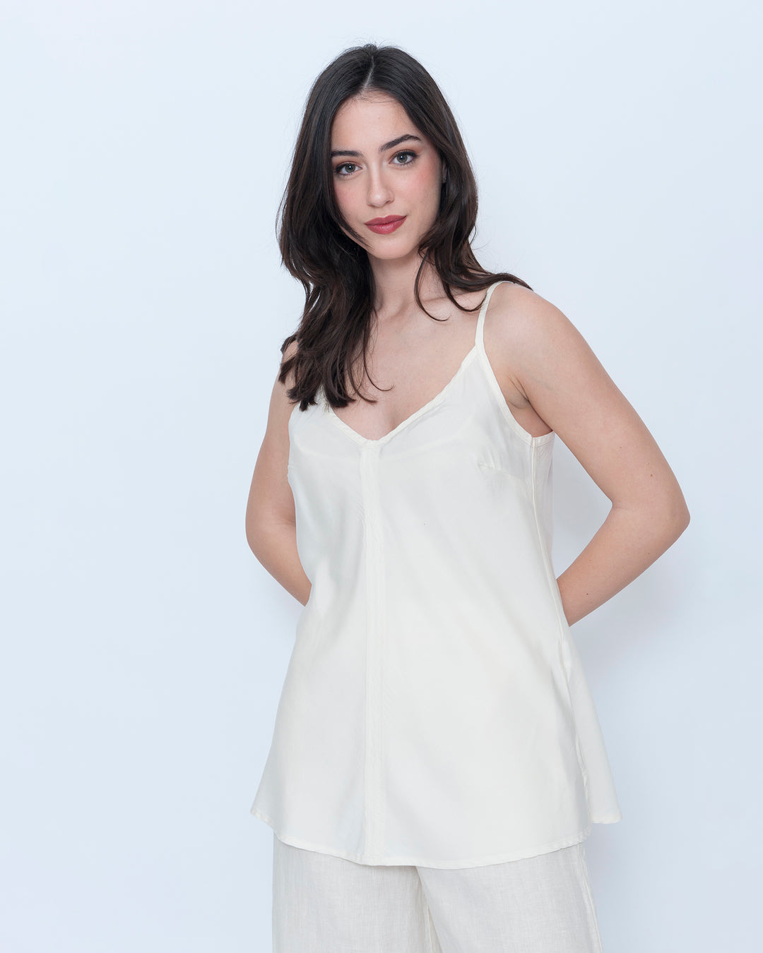 Blueberry So Sweet Camisole, Ecru