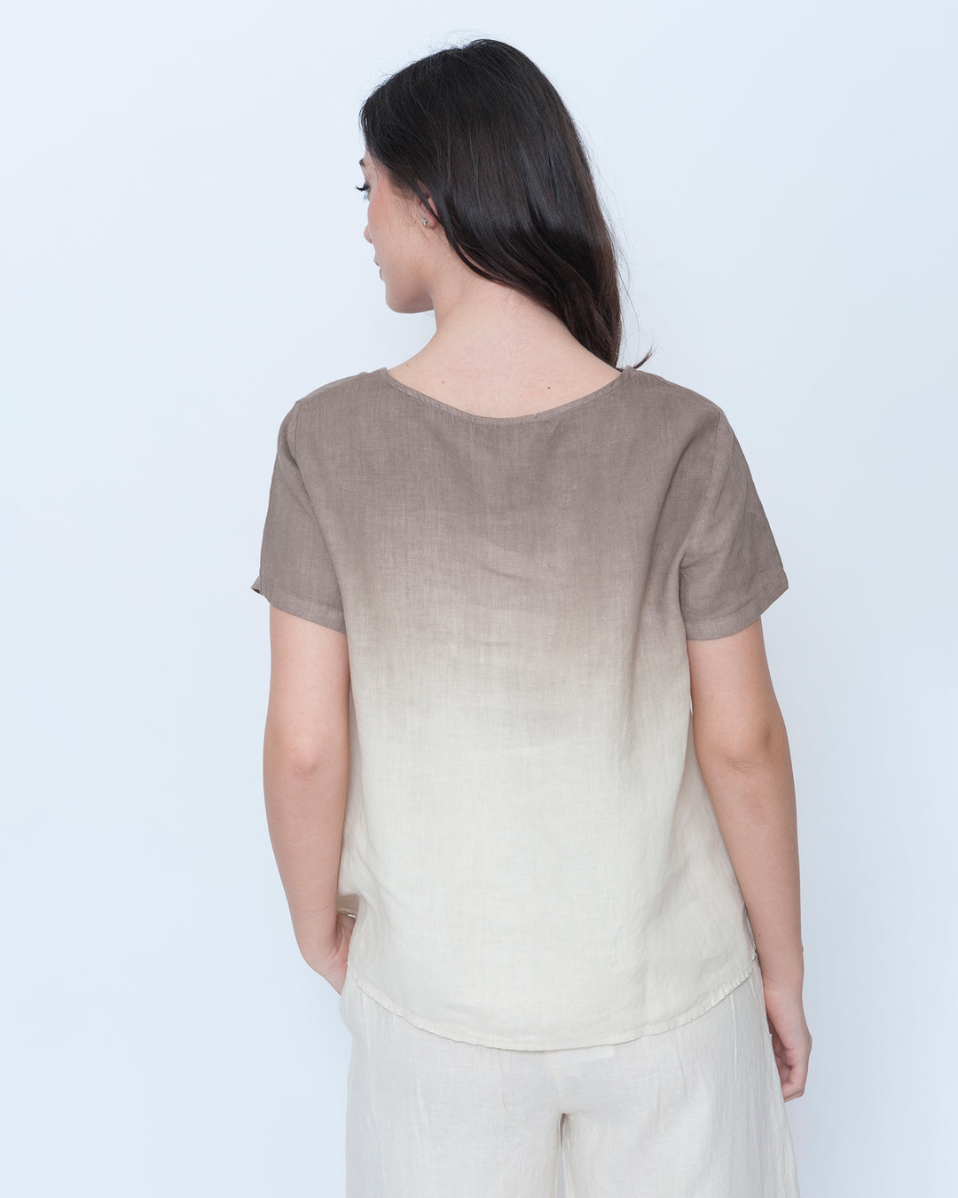 Blueberry Quiet Top, Latte Ombre