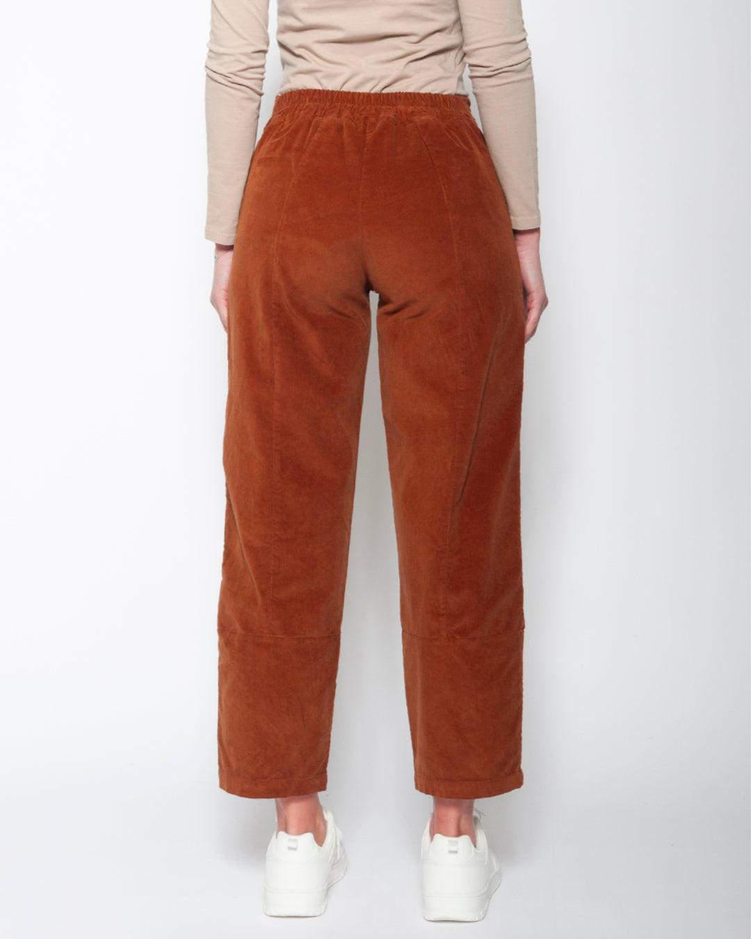 Blueberry Cord Ankle Trouser, Amber