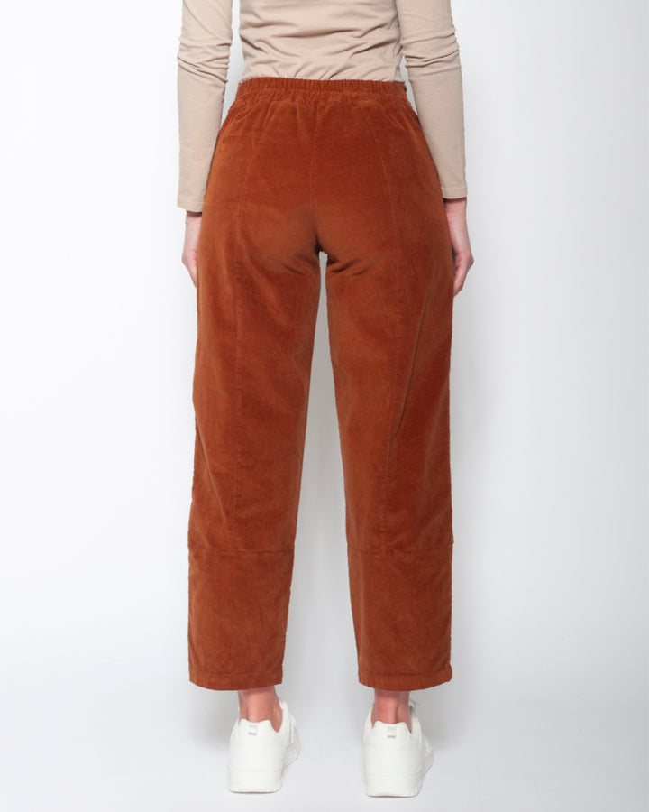 Blueberry Cord Ankle Trouser, Amber