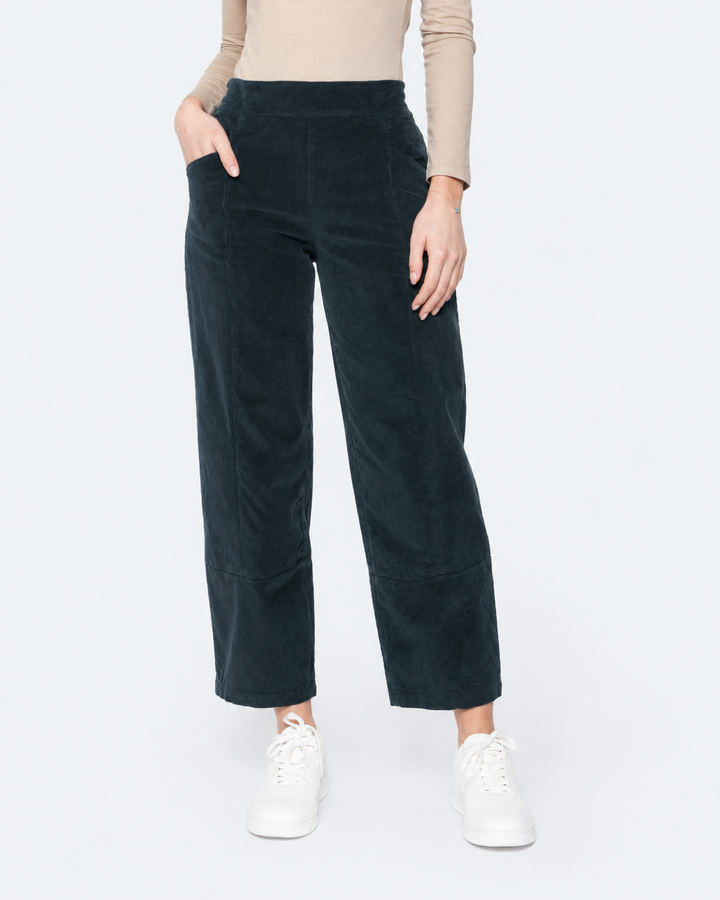 Blueberry Cord Ankle Trouser, Anthracite