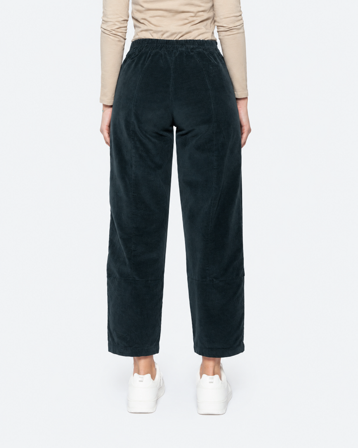 Blueberry Cord Ankle Trouser, Anthracite
